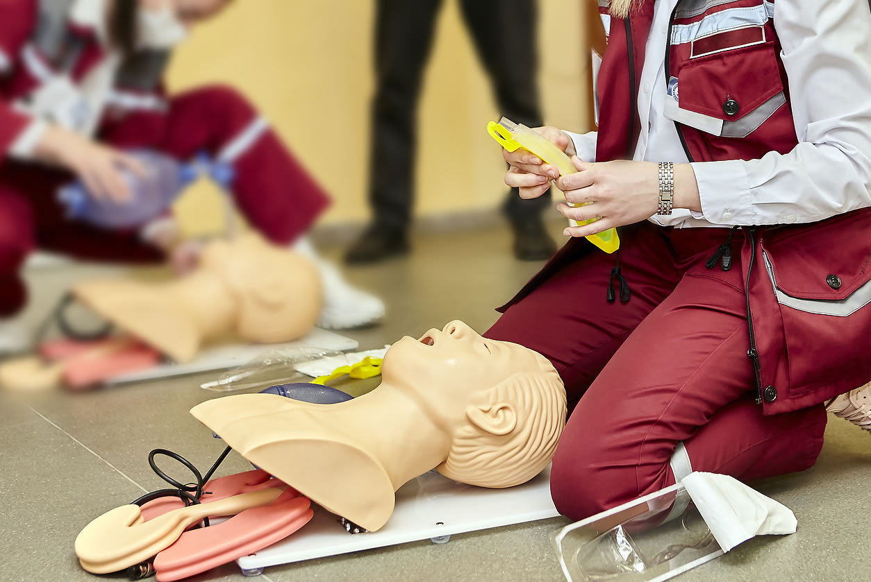 Heartsaver CPR/AED/First Aid training – Blended Class